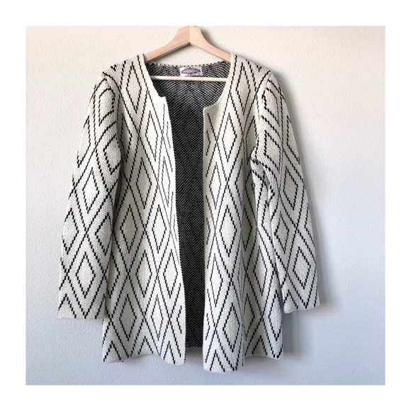 structured cardigan